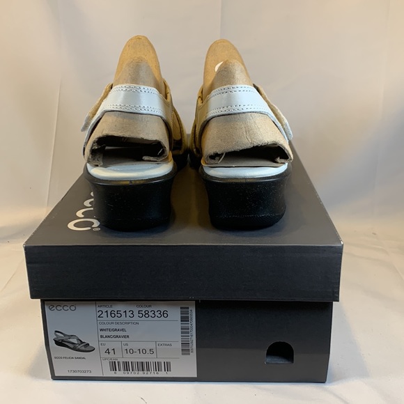 Ecco Felicia Sandal 41 EU in White, New in box, Size EU 41, US size 10-1… - Picture 4 of 8